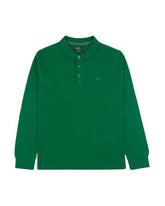 Men's Full Sleeve Polo - Green